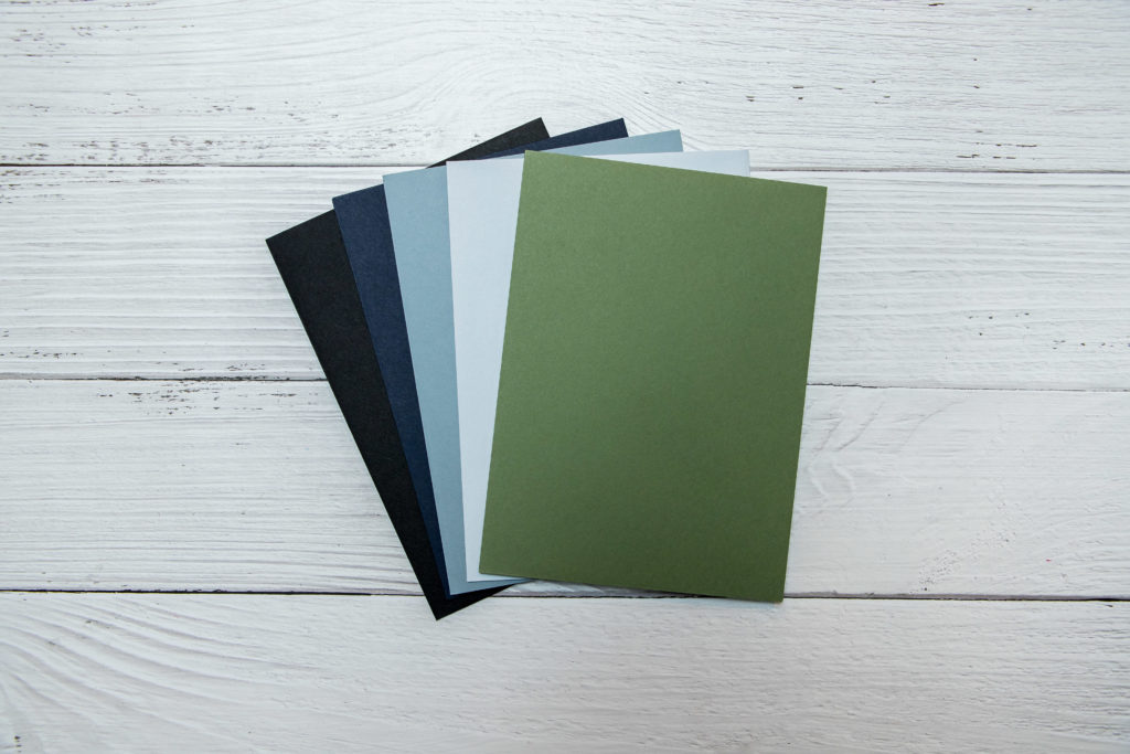 dark green colors envelope options as a great alternative to the traditional white envelope option
