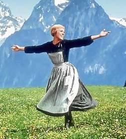 Julie Andrews in the Sound of Music